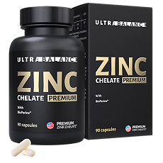 Купить Цинк Хелат/Zink Chelate Premium UltraBalance капсулы по 300 мг 90 шт цена