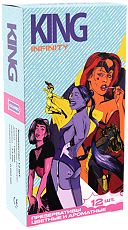 Купить Презервативы KING INFINITY цветные и ароматные из натурального латекса 12 шт цена