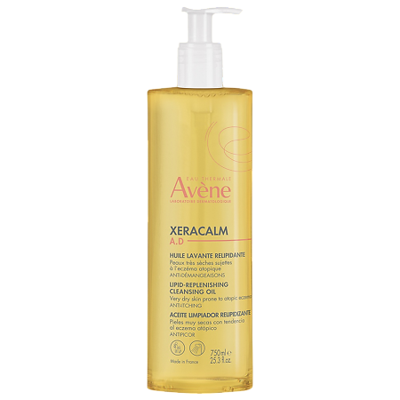 Avene XeraCalm A.D Масло липидовосполняющее очищающее для лица и тела 750 мл 1 шт