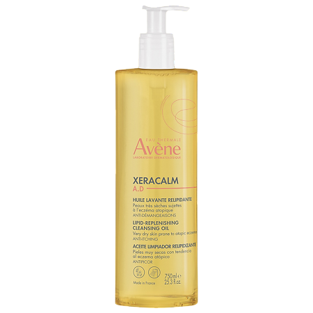Изображение товара Avene XeraCalm A.D Масло липидовосполняющее очищающее для лица и тела 750 мл 1 шт