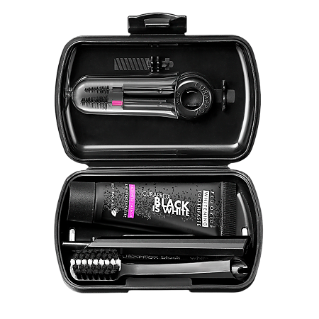 Изображение товара Curaprox BIW Дорожный набор Щетка BIW, паста BIW mini 10, ершик Carbon S и Carbon M, UHS425 с колпачком 1 уп