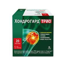 Купить Хондрогард ТРИО порошок со вкусом апельсина пакеты-саше массой 6 г 20 шт цена