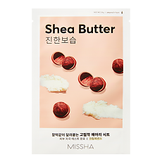Купить MISSHA Airy Fit Маска для лица увлажняющая с маслом ши для сухой кожи 19 г 1 шт цена