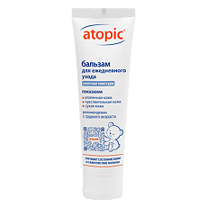 Купить Атопик (Atopic) Бальзам для ежедневного ухода за атопичной,сухой и чувствительной кожей 0+ 100 мл 1 шт цена