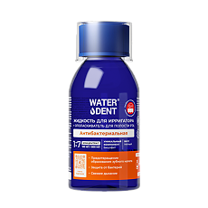 Купить WaterDent Жидкость для ирригатора+ополаскиватель для полости рта 2в1 Антибактериальная 100 мл 1 шт цена