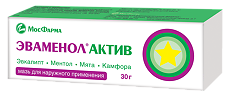 Купить Эваменол Актив мазь для наружного применения 30 г 1 шт цена