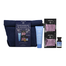 Купить Apivita Aqua Beelicious Набор Крем-комфорт с насыщенной текстурой 40 мл+Тонер 20 мл+Маска для лица с розовой глиной 2 х 8мл 1 уп цена