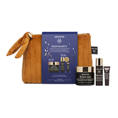 Купить Apivita Queen Bee Набор Крем с легкой текстурой 50 мл+Сыворотка антивозрастная 10 мл+Крем для кожи вокруг глаз 2 мл 1 уп цена