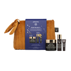 Купить Apivita Queen Bee Набор Крем с насыщенной текстурой 50 мл+Сыворотка антивозрастная 10 мл+Крем для кожи вокруг глаз 2 мл 1 уп цена