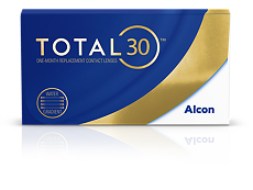 Изображение товара Контактные линзы Alcon Total 30 8.4/14.2/-03.50/3 шт ежемесячной замены