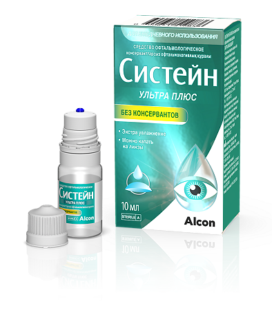 Изображение товара Систейн Ультра Плюс без консервантов средство офтальмологическое 10 мл 1 шт