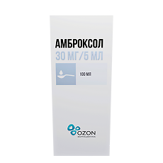 Купить Амброксол сироп 30 мг/5 мл 100 мл 1 шт цена