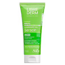 Изображение товара Librederm Seracin Микроотшелушивающий очищающий гель для кожи с выраженными несовершенствами 200 мл 1 шт