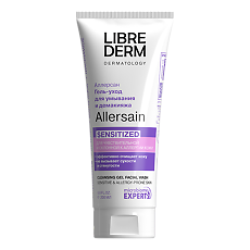Купить Librederm Allersain Гель-уход очищающий для умывания для чувствительной кожи 200 мл 1 шт цена