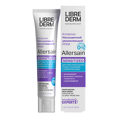 Изображение товара Librederm Allersain Крем увлажняющий для чувствительной кожи 40 мл