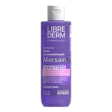 Изображение товара Librederm Allersain Тоник успокаивающий очищение для чувствительной кожи 200 мл 1 шт