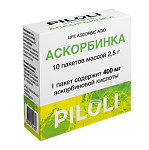 PILULI Аскорбинка Life Ascorbic acid 400 мг порошок пакеты массой 2,5 г 10 шт
