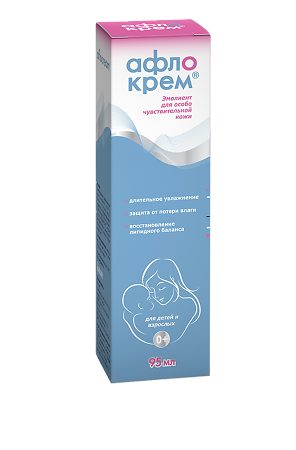 Изображение товара Афлокрем эмолиент для чувствительной кожи 95 мл гипоаллергенный