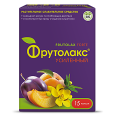 Изображение товара ВИС Фрутолакс Усиленный / Frutolax Fruit &Fiber капсулы массой 0,4 г 15 шт