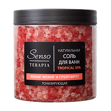 Купить Senso Terapia Соль для ванн тонизирующая Tropical Spa 560 г 1 шт цена