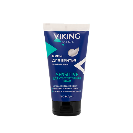 Viking Крем для бритья Sensitive для чувствительной кожи 150 мл 1 шт
