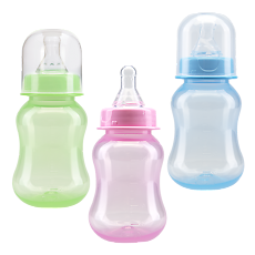 Купить Курносики бутылочка для кормления приталенная с силиконовой соской молочной арт.11132 0+ 125 мл 1 шт цена