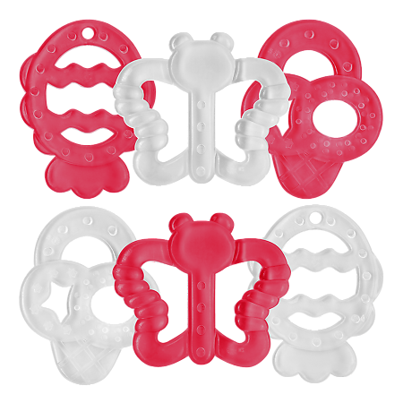 Изображение товара Силиконовый прорезыватель для первых зубов Курносики Первый зуб 1 шт