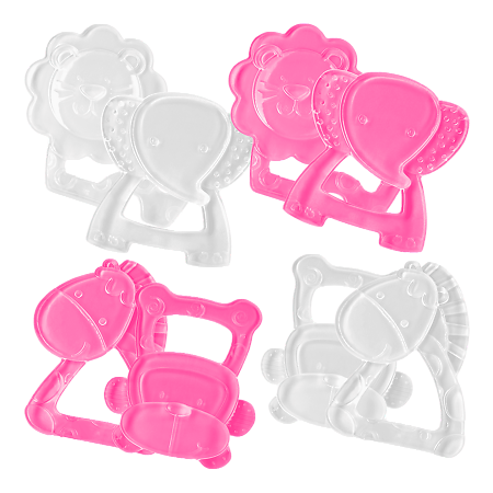 Изображение товара Курносики прорезыватель силиконовый Озорная компания арт.23073 4+ 2 шт