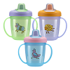 Курносики поильник-непроливайка с ручками и крышечкой арт.17021 250 мл 1 шт