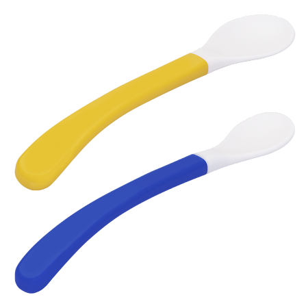 Изображение товара Набор ложечек для кормления Курносики 2 шт безопасные и удобные