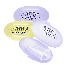 Купить Курносики зубная щетка силиконовая в футляре арт.19418 1 шт цена