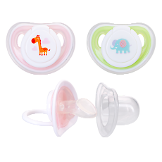 Купить Мир Детства Пустышка силиконовая ортодонтическая арт.13015 6+ 1 шт цена