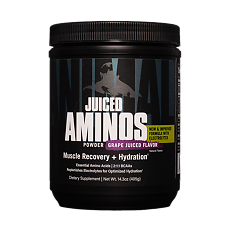 Изображение товара Энимал Джюс Аминос / Animal Juiced Aminos Аминокислотный комплекс со вкусом винограда порошок массой 390 г 1 шт