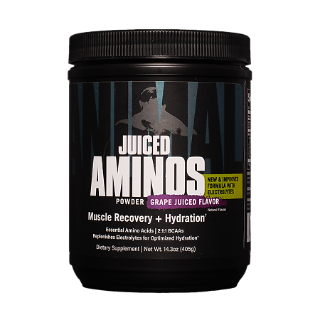 Animal Juiced Aminos Аминокислотный комплекс со вкусом виноградного сока порошок по 405 г банка 30 порций 1 шт