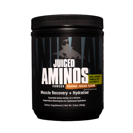 Animal Juiced Aminos Аминокислотный комплекс со вкусом апельсинового сока порошок по 384 г банка 30 порций 1 шт
