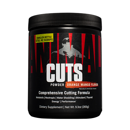 Изображение товара Animal Cuts Powder Жиросжигающий комплекс апельсин-манго 265 г США
