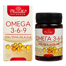 Купить Mirrolla Омега 3-6-9 капсулы массой 370 мг 100 шт цена