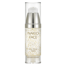Купить Holika Holika Naked Face Gold Serum Primer Праймер-сыворотка с золотом для сияния кожи 30 мл 1 шт цена