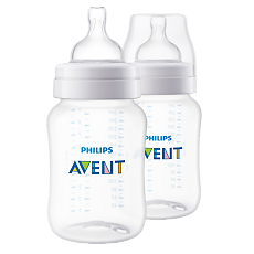 Купить Philips Avent Бутылочка для кормления медленный поток Anti-colic 1+ SCY103/02 260 мл 2 шт цена