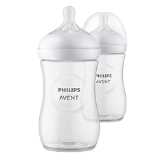 Купить Philips Avent Бутылочка для кормления медленный поток Natural Response 1+ SCY903/02 260 мл 2 шт цена