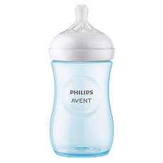 Купить Philips Avent Бутылочка для кормления медленный поток Natural Response 1+ SCY903/21 260 мл 1 шт цена