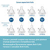 Philips Avent Соска силиконовая медленный поток Anti-colic 1+ SCY762/02 2 шт