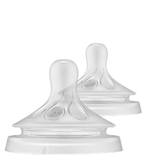 Купить Philips Avent Соска силиконовая для густых жидкостей Natural Response 6+ SCY966/02 2 шт цена