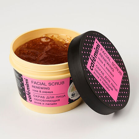 Cafe Mimi Скраб для лица Обновляющий 110 мл 1 шт