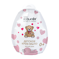 Купить Ecolatier baby Детское крем-мыло Мягкий уход 0+ дой-пак 250 мл 1 шт цена