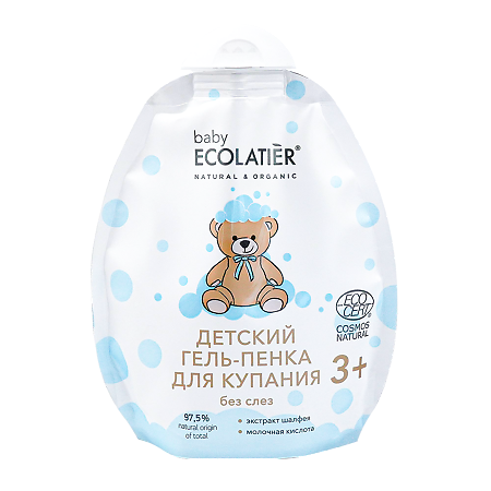 Ecolatier baby Детский Гель-пенка для купания 3+ дой-пак 250 мл 1 шт