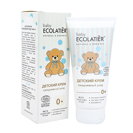 Изображение товара Ecolatier baby Детский крем Ежедневный уход 0+ 100 мл 1 шт