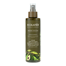 Купить Ecolatier Спрей для укладки волос термозащитный Organic Avocado 200 мл 1 шт цена