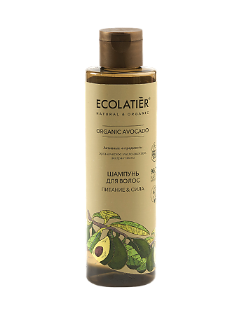 Ecolatier Green Шампунь для волос Питание & Сила Organic Avocado 250 мл 1 шт