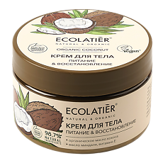 Купить Ecolatier Крем для тела Питание & Восстановление Organic Coconut 250 мл 1 шт цена